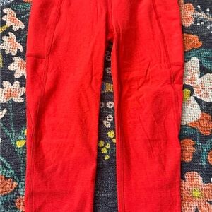 Beyond Yoga Red Spacedye 3/4 leggings
